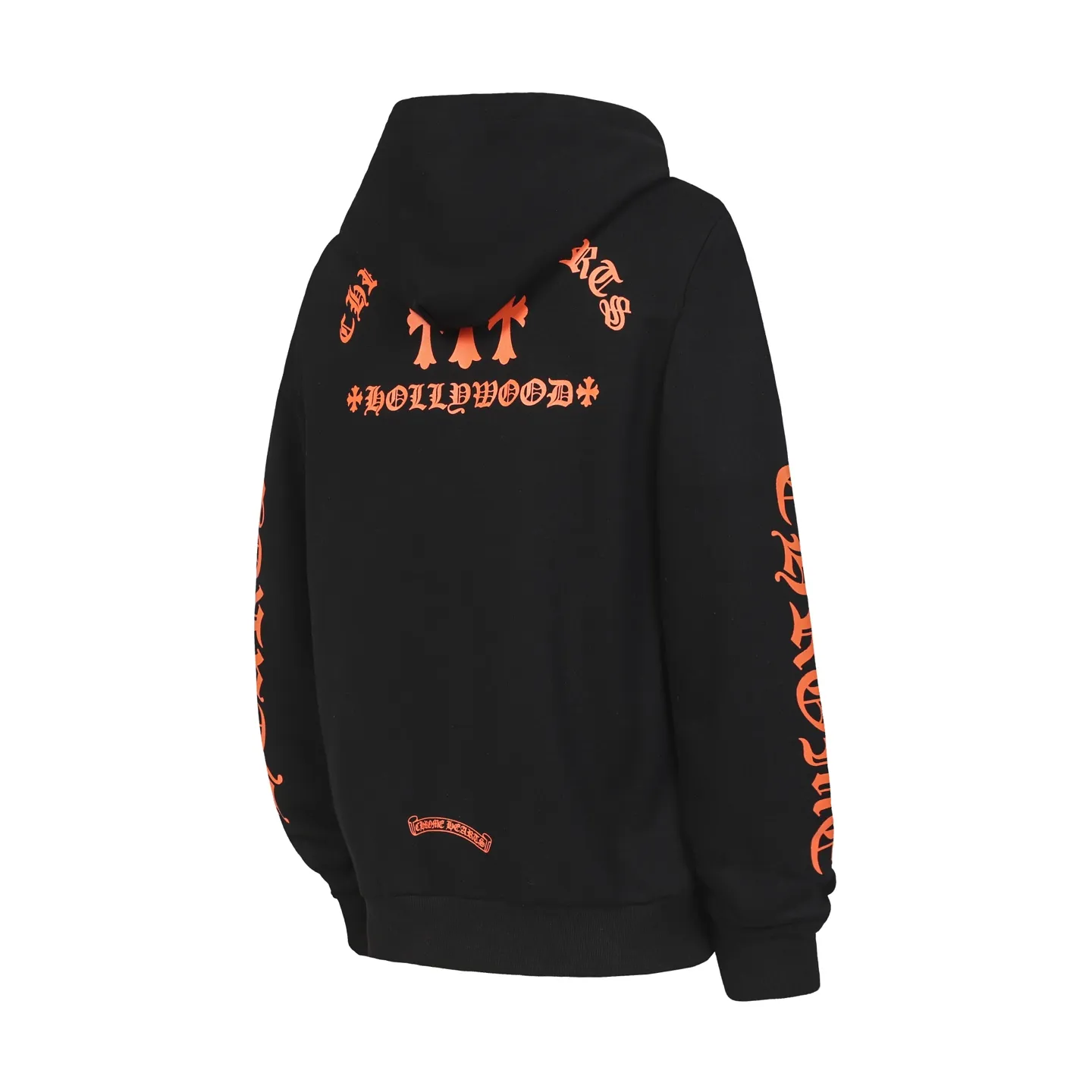 P240 Cross-border model, please do not place an order if you are pursuing quality - Chrome Hearts/Chrome Hearts Lips👄 Horseshoe Sanskrit printed hooded sweatshirt - High weight, high density and high quality. The wool is soft, delicate and skin-friendly. It feels soft and silky. It has excellent warmth and skin-friendly properties. - Custom-woven and dyed, no color difference. No matter the fabric or workmanship details, it beats the ordinary version on the market. - Hardware zipper accessories are all customized, full of details - Color: black - Size: S M L XL